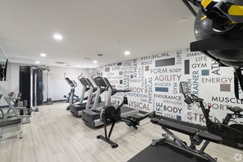 Bright gym